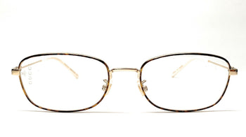 Gucci Gg0444O 006 Round Oval Havana Gold Demo