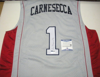 Lou Carnesecca Stjohn Redstorm Beckett/Coa Signed
