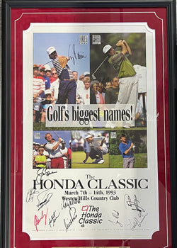 1993 The Honda Classic Autographed Framed Poster
