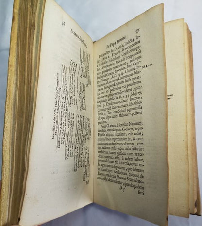 1657 De Ioanna Papissa David Blondel First Edition Pope Joan Myth Joannes Blaeu