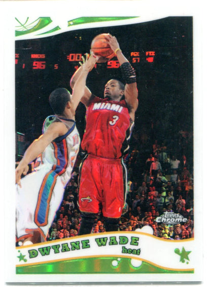Dwyane Wade 2005-06 Topps Chrome Refractor Card #51