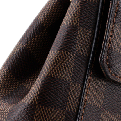 Louis Vuitton Bond Street Handbag Damier With Leather Bb