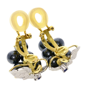 Nobuko Ishikawa Earring Hematite K18 Yellow Gold