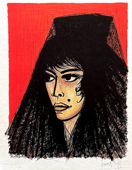 Bernard Buffet Lithograph Certified Coa Signed Op With Pen Numbered In Pencil