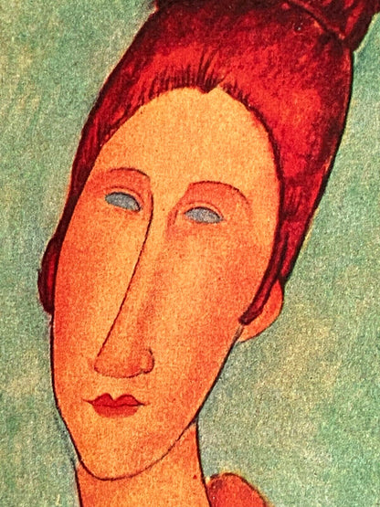 Amedeo Modigliani Lithograph Coa 1952 Museum Signed - Edvard Munch