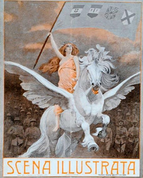Scena Illustrata Arts Literature Theatre Music Pegasus By Giuseppe Anichini 1900