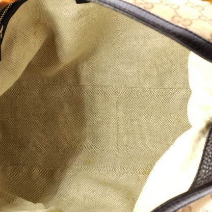 Gucci Diana Bamboo Shoulder Bag Gg Canvas Medium