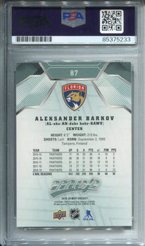 Aleksander Barkov Autographed Upper Deck Card Psa Auto Grade 10