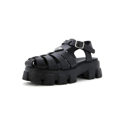 Prada Monolith Cage Platform Sandals Rubber - Men's