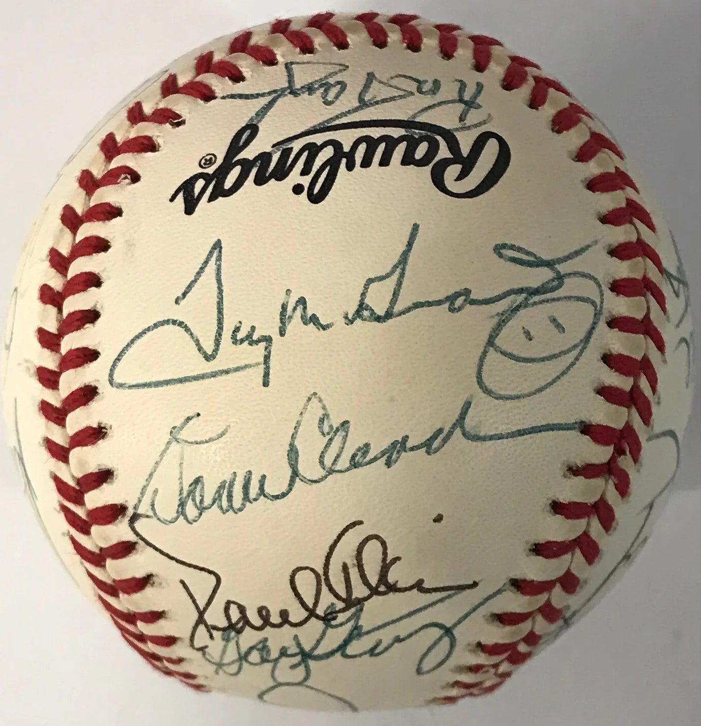 Old Timers Autographed Official Baseball