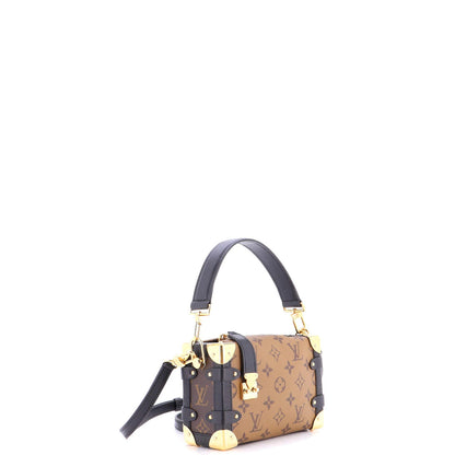 Louis Vuitton Side Trunk Handbag Reverse Monogram Canvas Pm