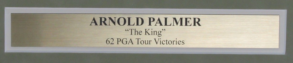Arnold Palmer Autographed/Signed 16X20 Lithograph