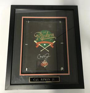 Cal Ripken Jr. Baltimore Orioles Autographed Commemorative Framed Plaque (Csa)