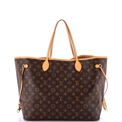 Louis Vuitton Neverfull Nm Tote Monogram Canvas Gm
