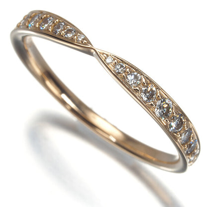 Tiffany&Co. Ring Diamond Harmony Us5 18K 750 Rose