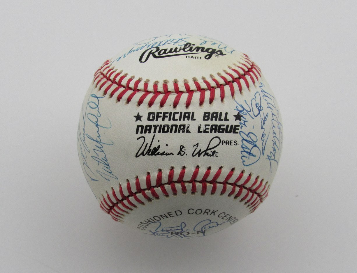 1990 New York Mets Team Signed by 30 Players ONL Baseball Strawberry 185518