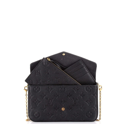 Louis Vuitton Felicie Pochette Monogram Empreinte Leather