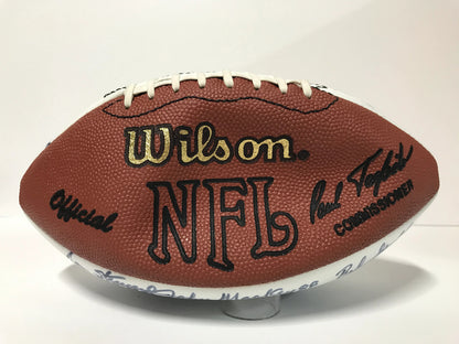 Al Davis/Mike Ditka/Joe Namath Autographed Pro Multi-Signed Hof Football