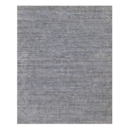 8'X10' Dove Gray Wool Rug Tone On Tone Design Modern Hand Knotted Oriental