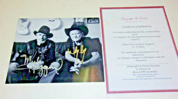 Willie Nelson Merle Haggard Country Music Legends