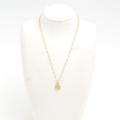 Gucci Interlocking G Arabesque Necklace In Yellow Gold 750Yg
