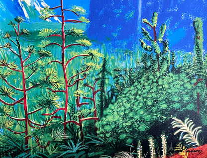 David Hockney Lithograph Coa Signed Op Hand Numbered Limited