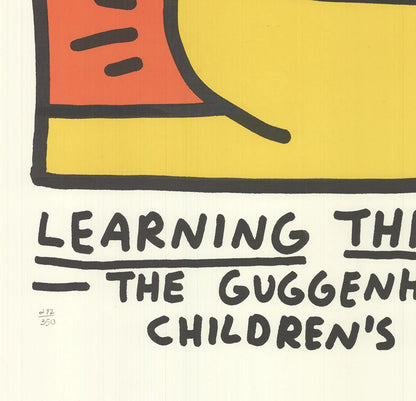 Keith Haring Learning Through Art " Lithograph Pop Art