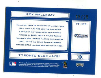 Roy Halladay 2004 Donruss Tools Of The Trade