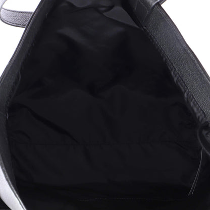 Versace La Medusa Convertible Shopper Tote Bag Leather Leather Tall