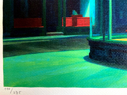 Edward Hopper Lithograph Coa Certificate Signed