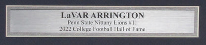 Lavar Arrington Signed/Autographed 11X14 Photo Penn State Framed Jsa 192409