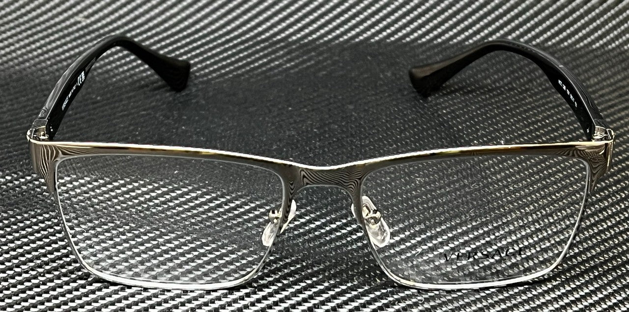 Versace Ve1285 1001 Gunmetal Men'S 58 Mm Large Eyeglasses