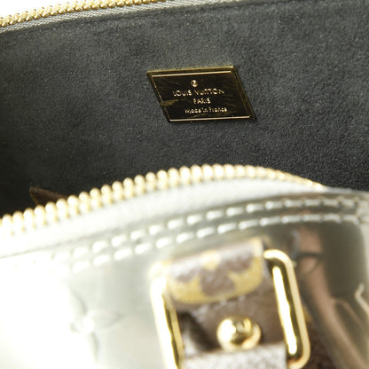 Louis Vuitton Alma Handbag Limited Edition Metallic Monogram Vernis And Monogram