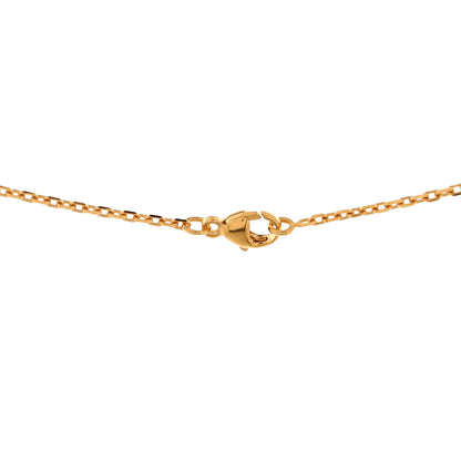 Hermes Pop H Pendant Chain Necklace Metal And Enamel Mini
