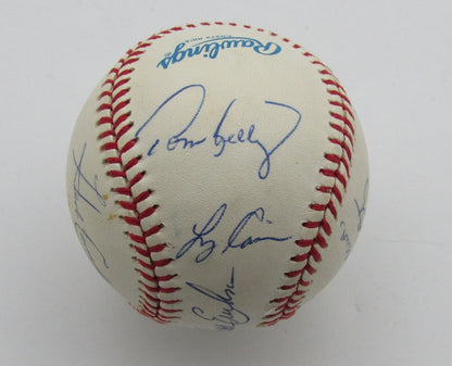 1994 Twins Team Signed/Auto (12) Oal Baseball Herb Carneal (Hof) 180647