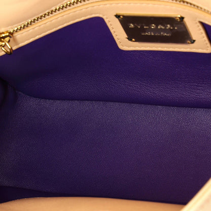 Bvlgari Serpenti Cabochon Shoulder Bag Diagonal Quilted Leather Small