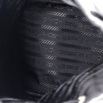 Prada Drawstring Wristlet Bucket Bag Tessuto Small