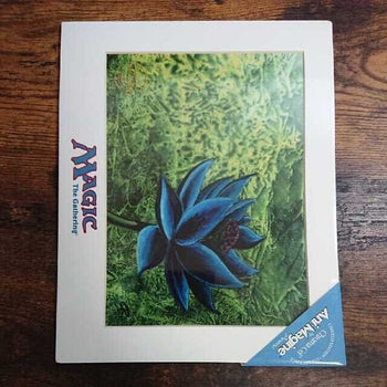 Black Lotus Mtg Christopher Rush Magic The Gathering Coa Le Art Print Chroma-Cel