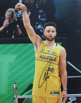 Stephen Curry Signed 11X14 Photo Nba All-Star