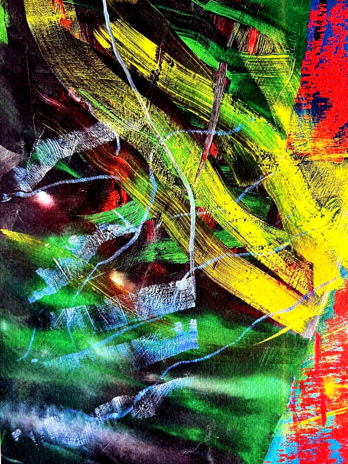 Gerhard Richter Lithograph Signed Coa (Hand Numbered)