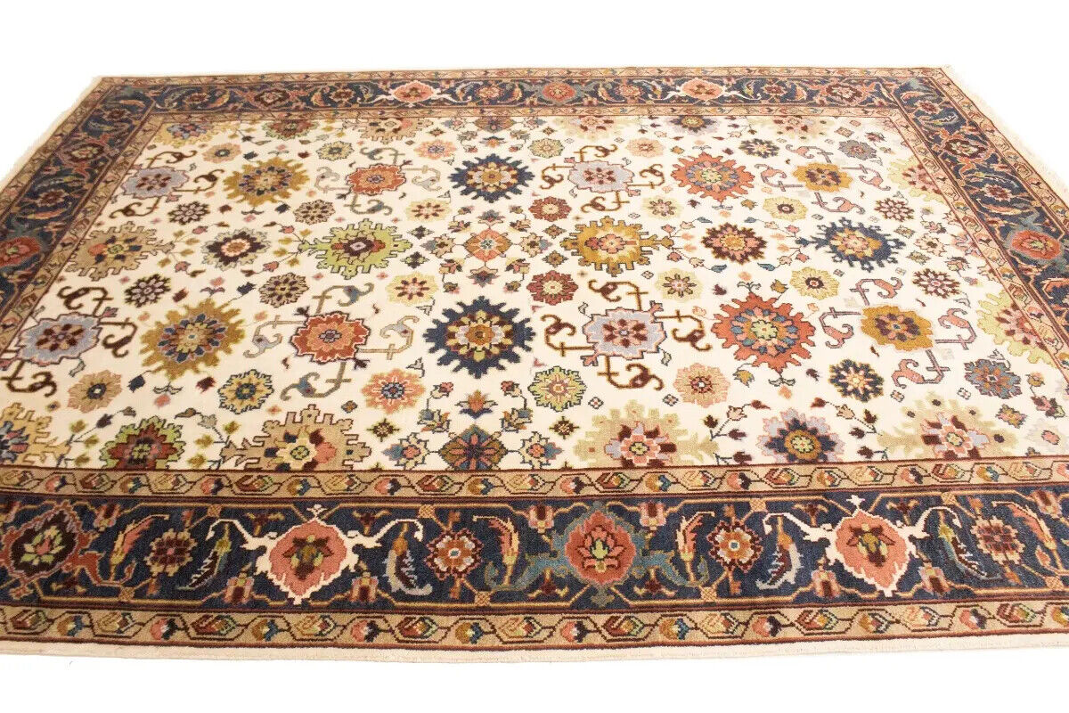 Handmade Vintage Oriental Rug Classic Design