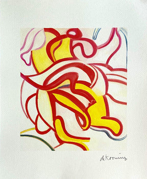 Willem De Kooning Lithograph Guggenheim Museum