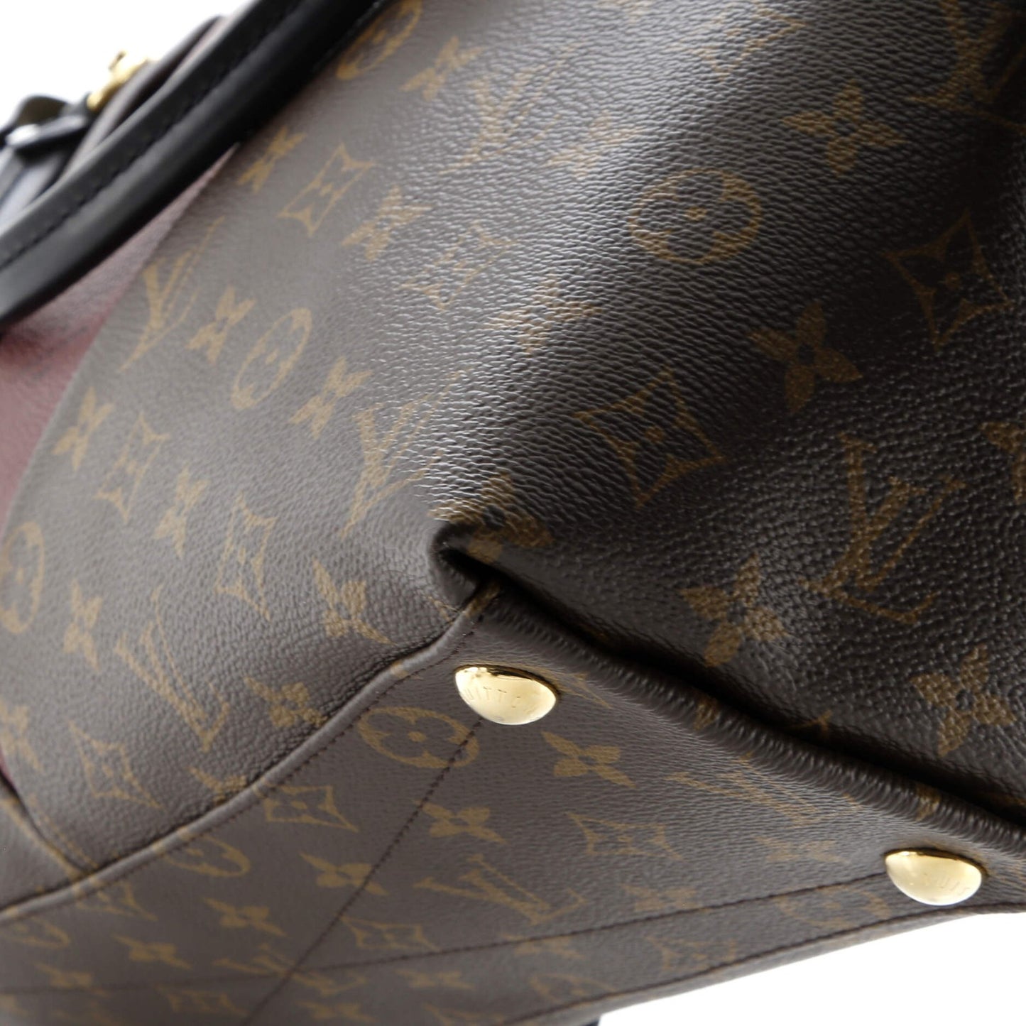 MM Louis Vuitton V Tote Monogram Canvas and Leather