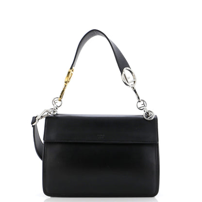 Fendi Kan I F Shoulder Bag Leather Medium