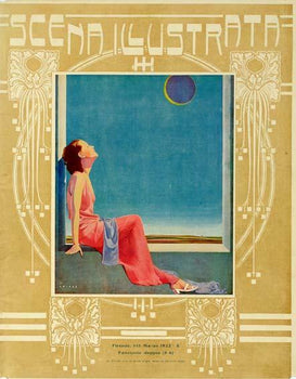 Scena Illustrata Arts Literature Music Theatre Girl Sky 1932