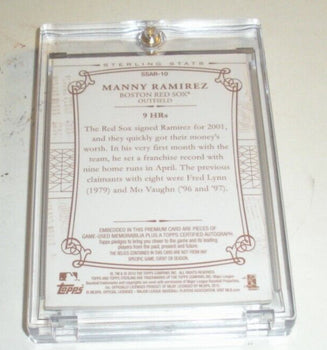 Manny Ramirez 2010 Topps Sterling 6-Piece Game