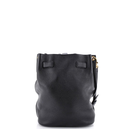 Saint Laurent Boucle Bucket Bag Leather