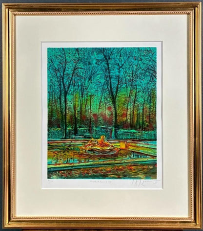 Jean Carzou Lithograph The Fountain Of Ceres 1995