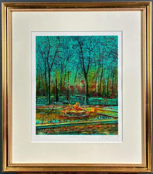 Jean Carzou Lithograph The Fountain Of Ceres 1995