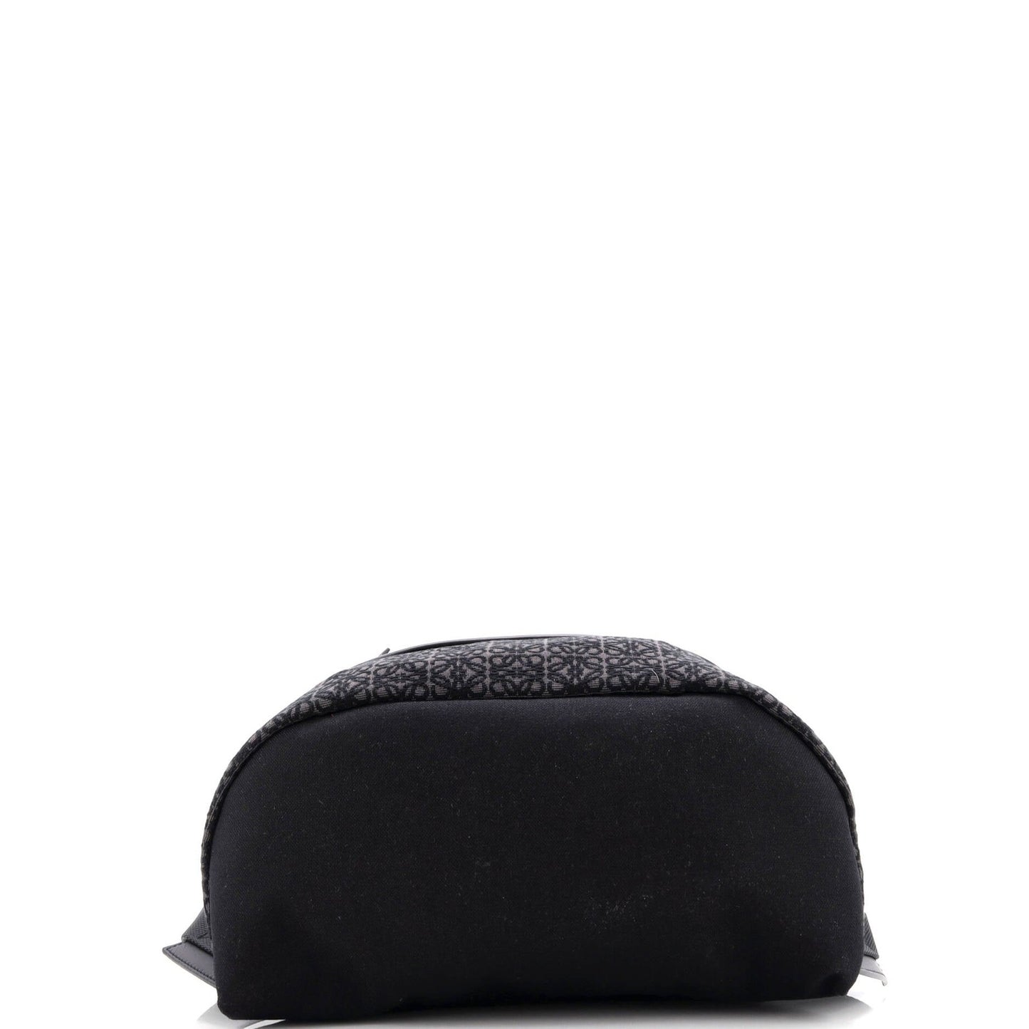 Loewe Round Slim Backpack Leather And Anagram Jacquard